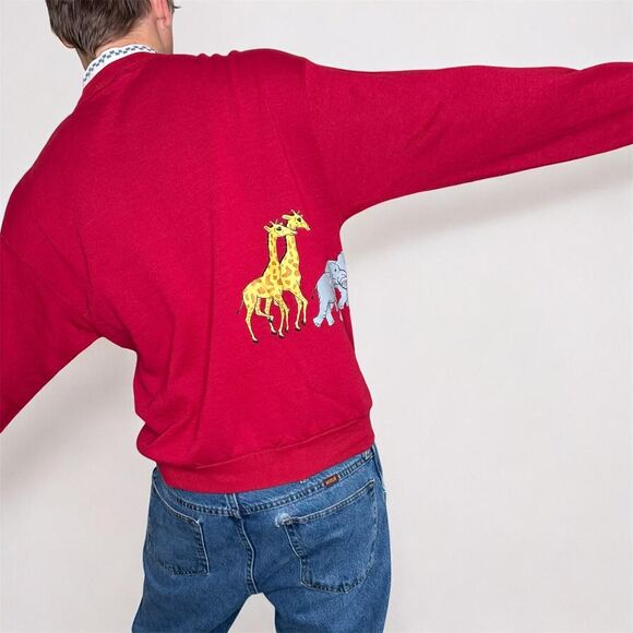 Vintage 90s Noahs Arc Collared Crewneck - Picture 3 of 8